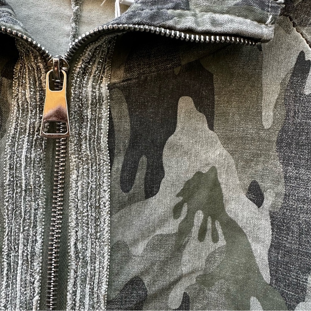 NWT Kaktus Camo Hooded Jacket Made in Italy Sz XL - Picture 9 of 9